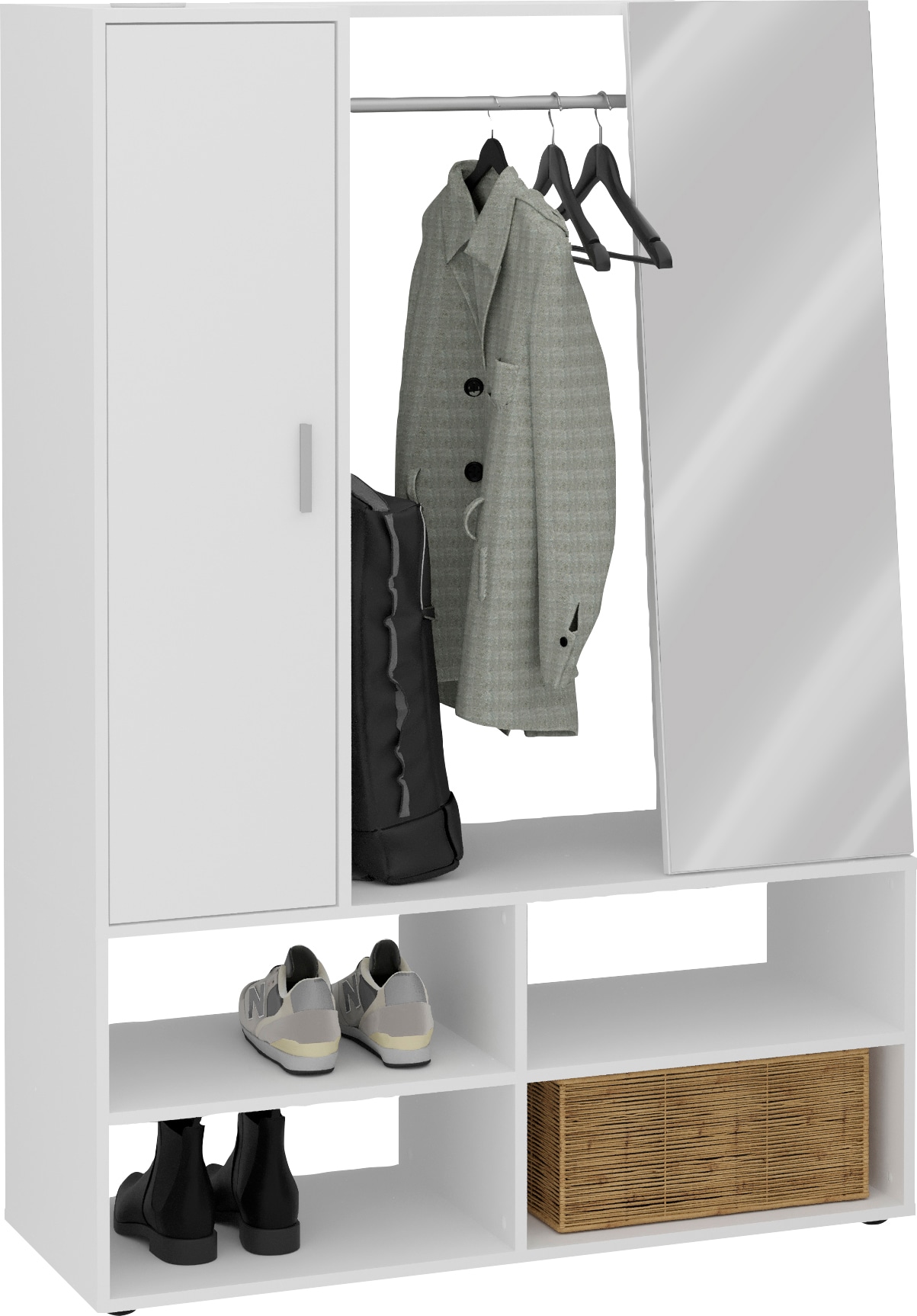 FMD Kompaktgarderobe »Auma« Breite 105 cm