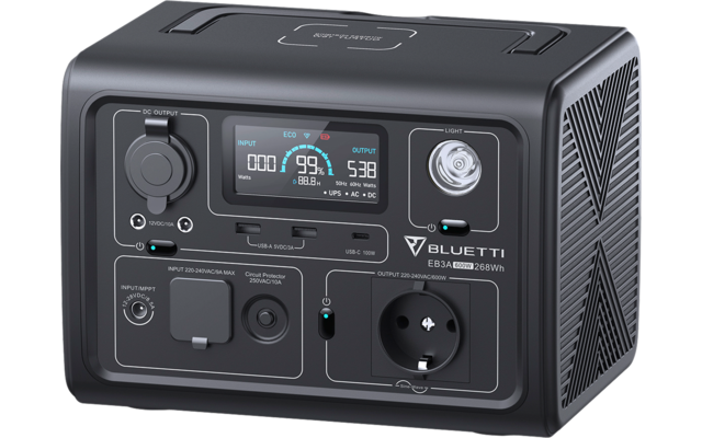BLUETTI EB3A-Gray-EU tragbare Powerstation 600 W
