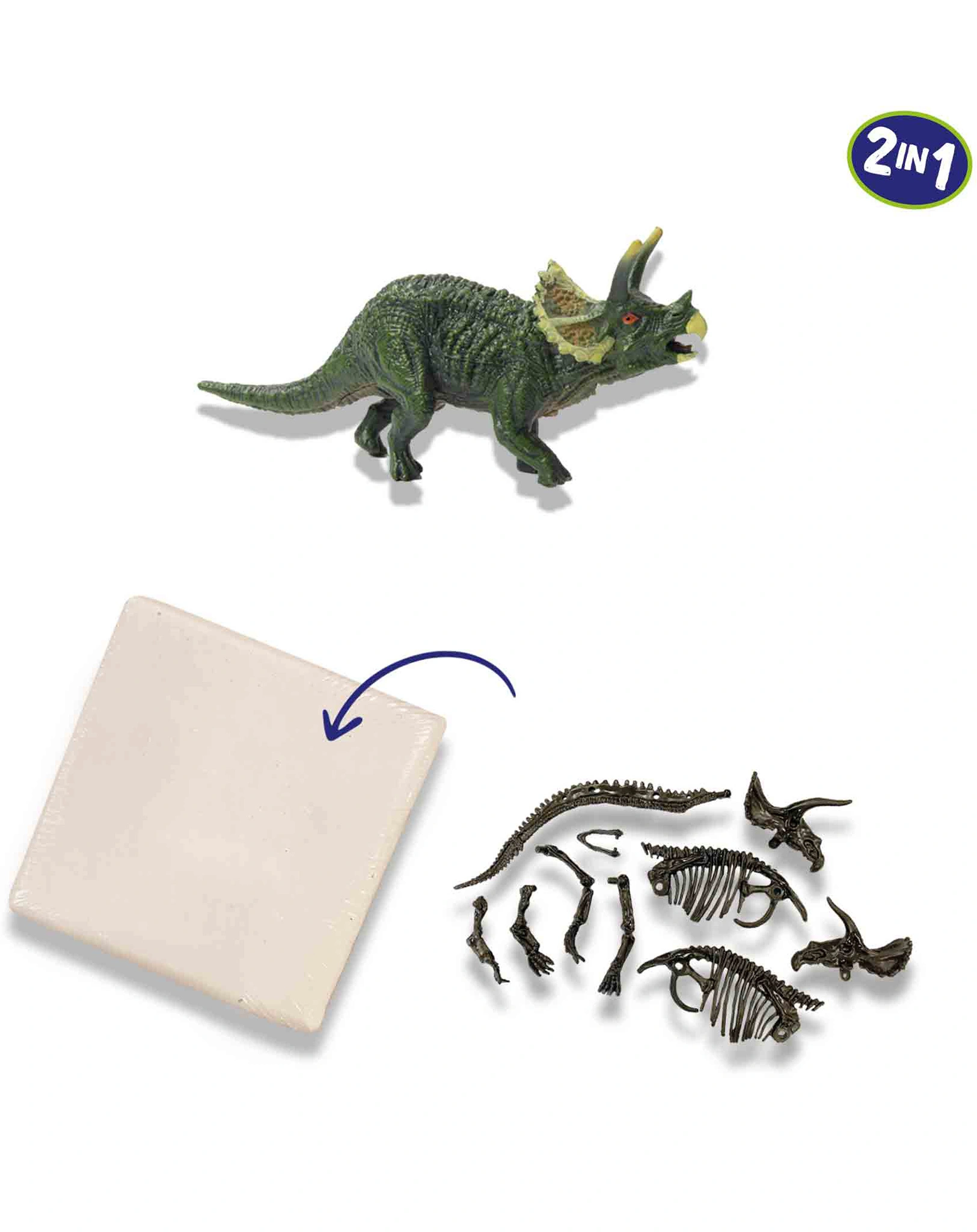 Ausgrabungsset EXPLORE - 2-in-1  TRICERATOPS