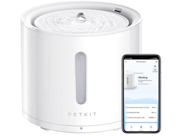 PETKIT | Smart Drikkefontene for kjæledyr | Eversweet Solo 2 | Kapasitet 2 L | Filtrering | Materiale Plast | Hvit