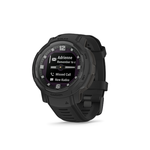 Garmin Instinct Crossover 010-02730-00 Solar Tactical Edition Hybrid-Smartwatch, Black, 45 mm