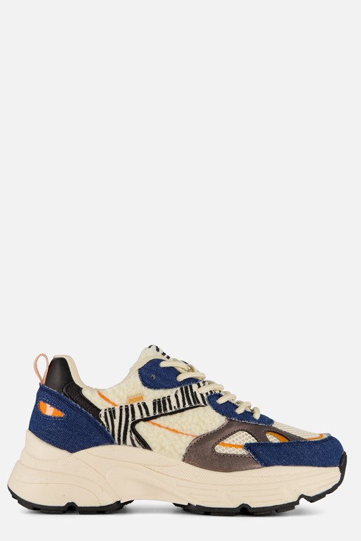 POSH by Poelman Teddy Sneakers blauw