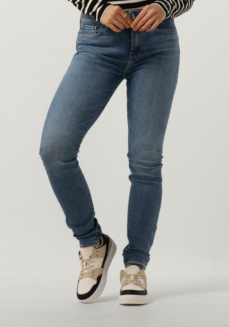 TOMMY HILFIGER donkerblauwe tommy hilfiger skinny jeans th flex como skinny rw mel