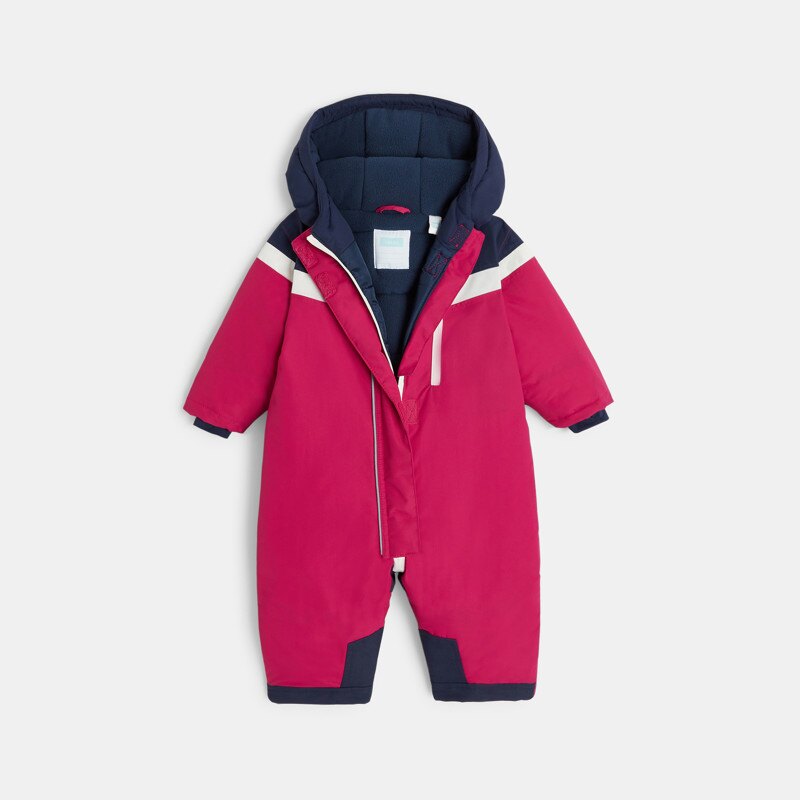Combinaison de ski rouge bébé mixte Rose