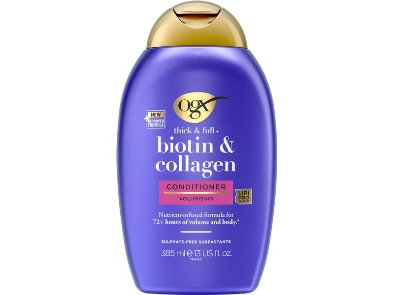 OGX Haarspülung Biotin and Collagen 385 ml Reichhaltiger Conditioner für feines und dünnes Haar