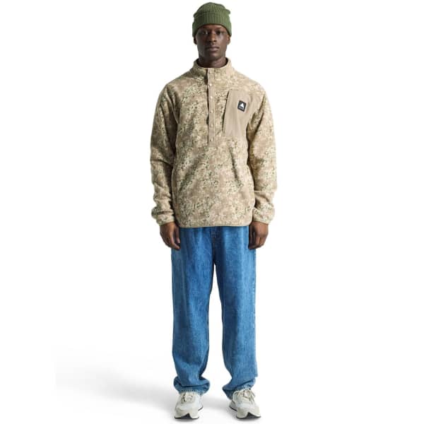 Sweat polaire snowboard BURTON M CINDER PO SNOWFALL CAMO