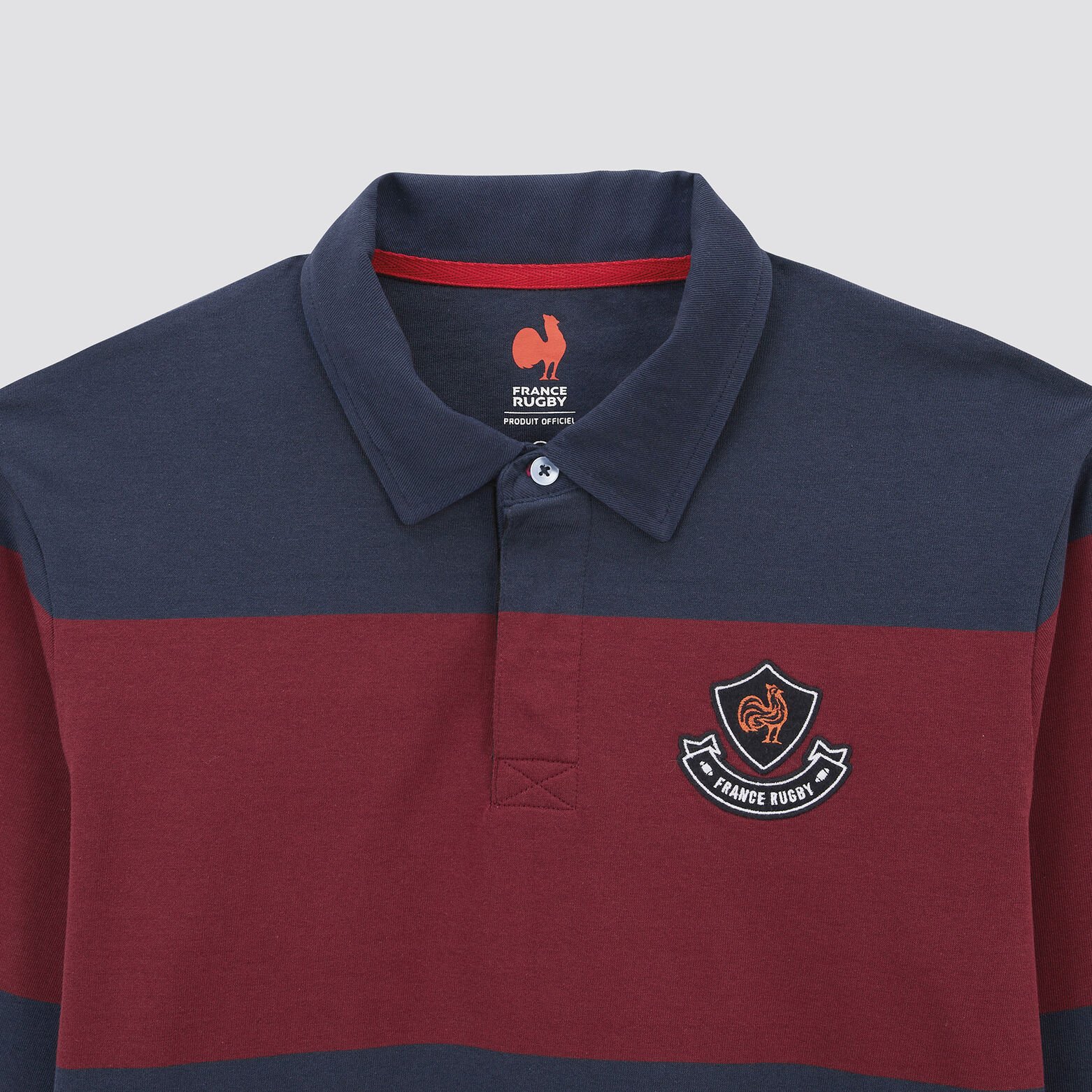 Polo manche longue licence France rugby Bordeaux