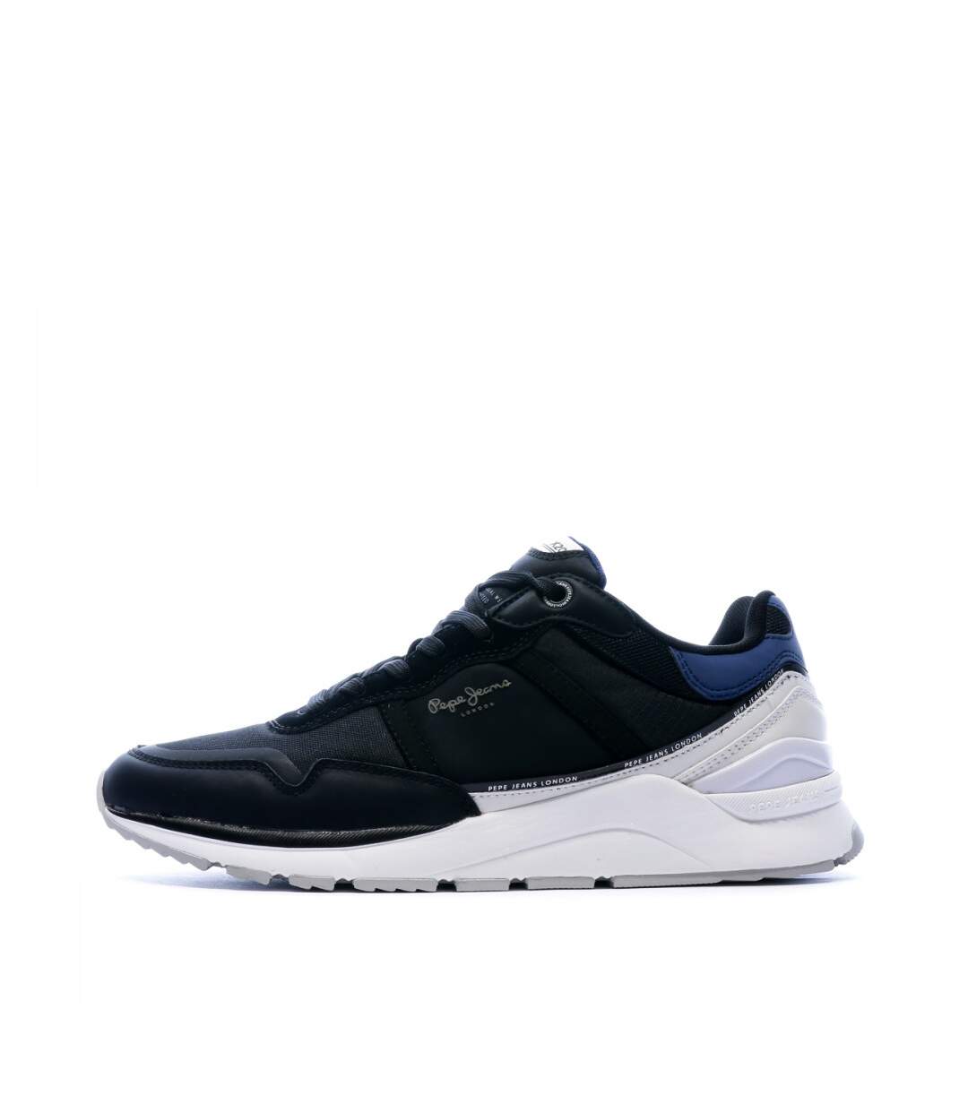 Baskets Noires Homme Pepe Jeans X20 Basic Half