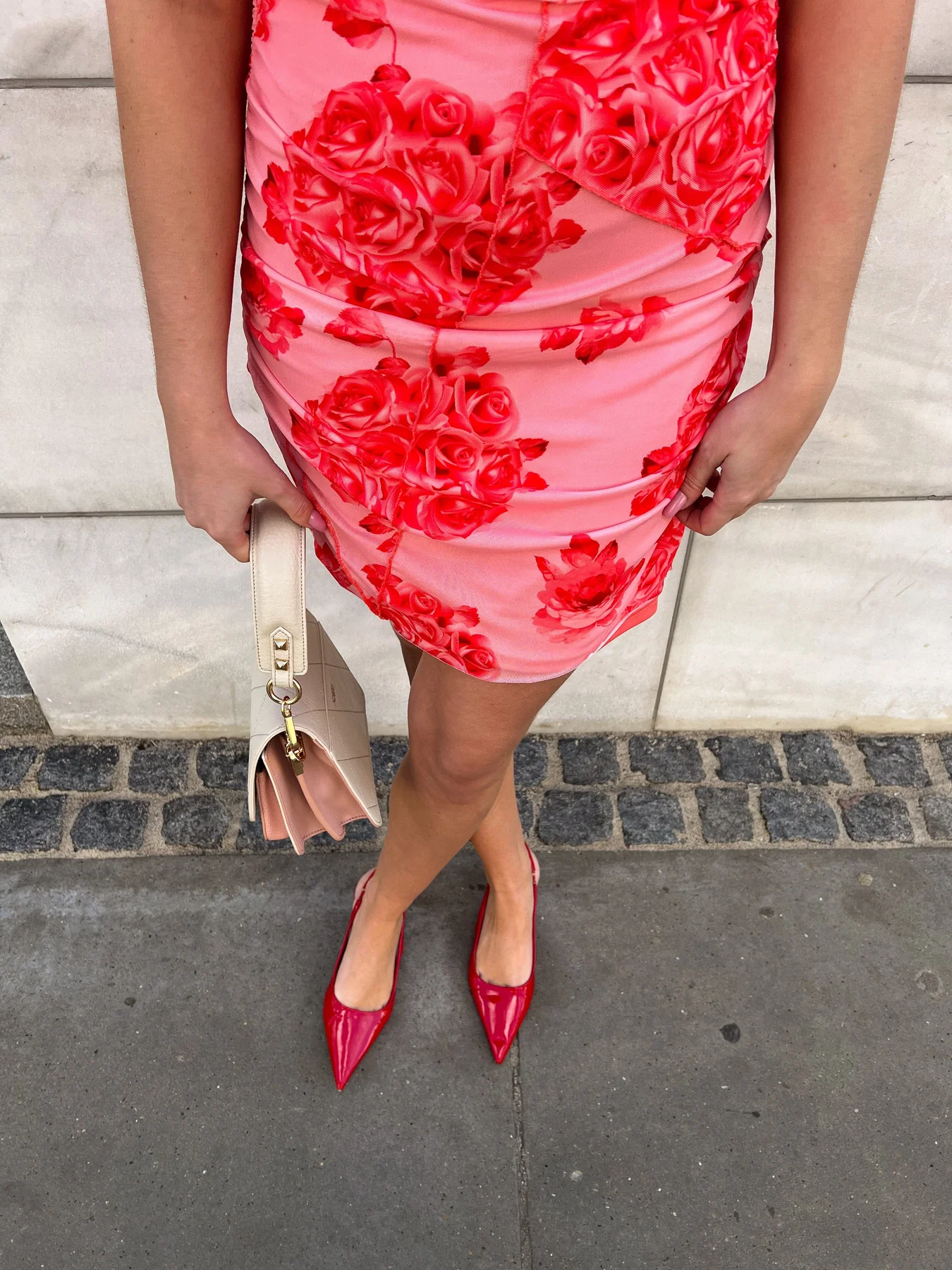 Noella Sutton Short Dress 486 rose print