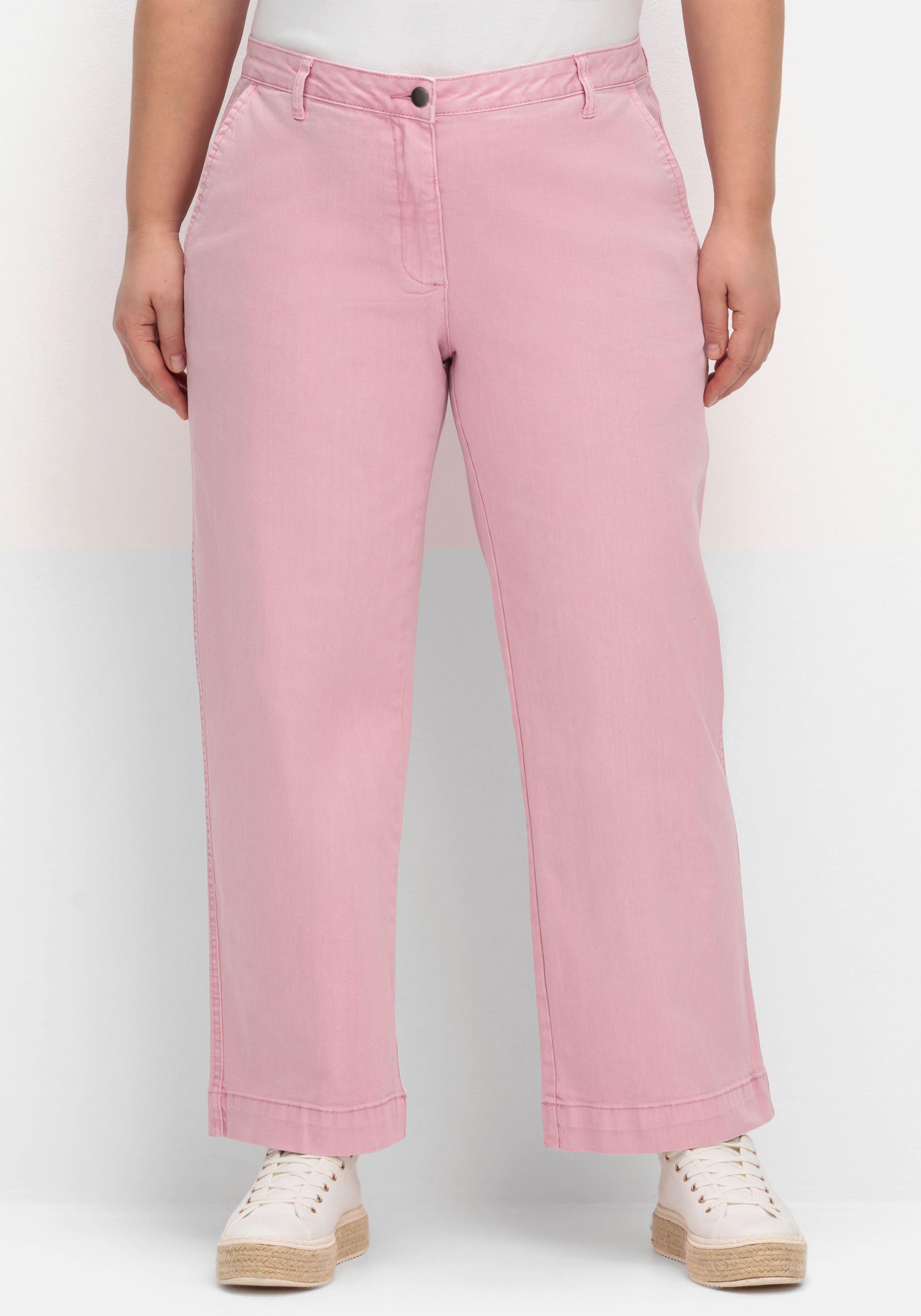 Culotte aus weichem Twill, in gewaschener Optik