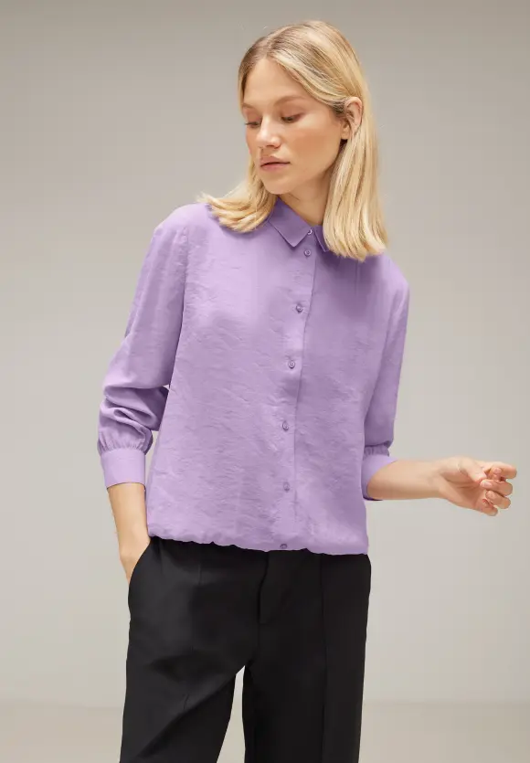 Hemdbluse mit Gummibund - soft pure lilac