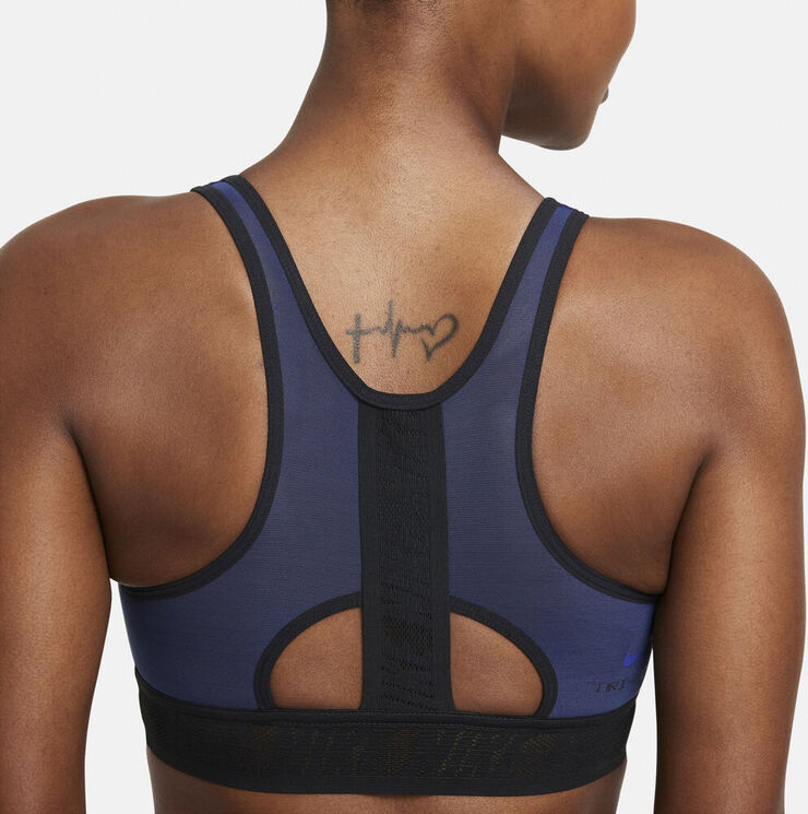 Nike Swoosh Ultrabreathe Medium Support Sports Bh Blå