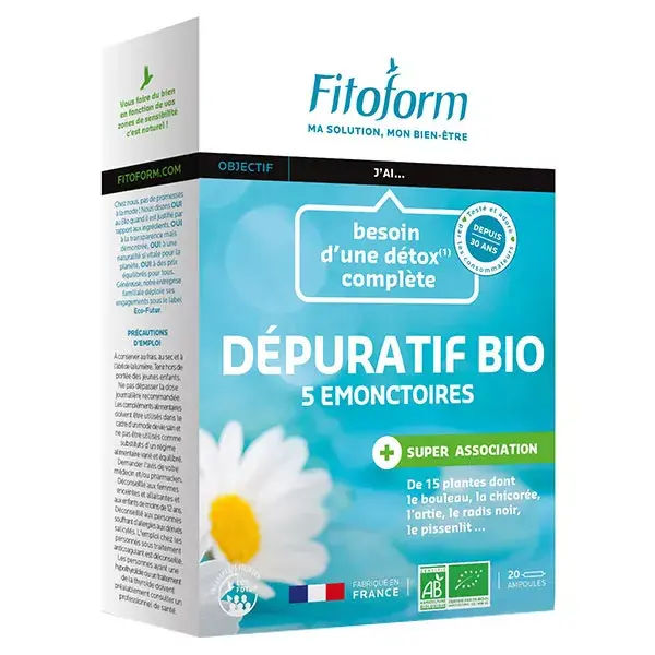 Fitoform Depurativo Orgânico 20 ampolas