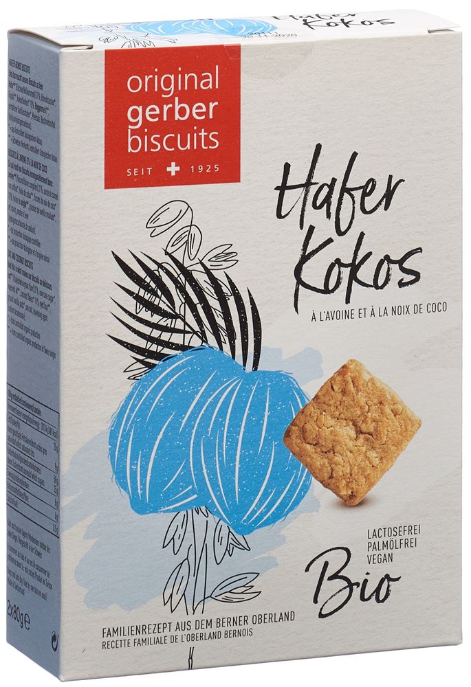 Gerber Hafer Kokos Biscuits<br>160 g, Bio