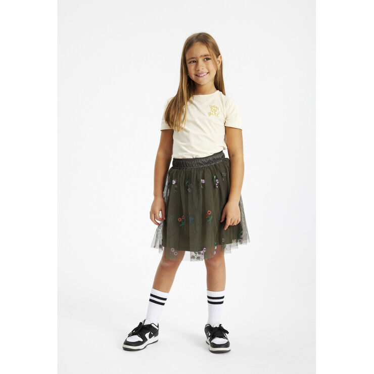 The New TNLi Johanna Skirt Ivy green flower