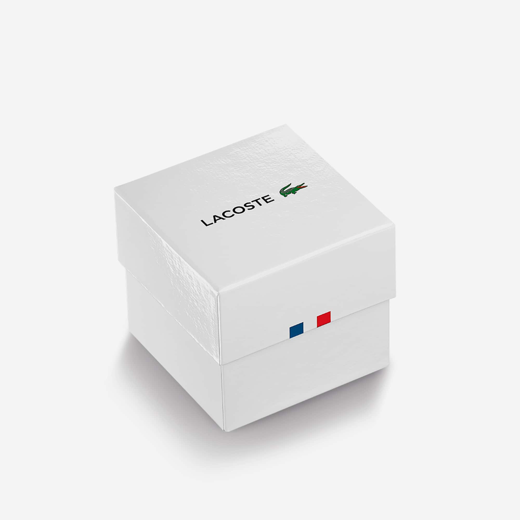 Montre femme 3 aiguilles Swing en silicone noir Lacoste Montres - Blanc - Lacoste - Femme