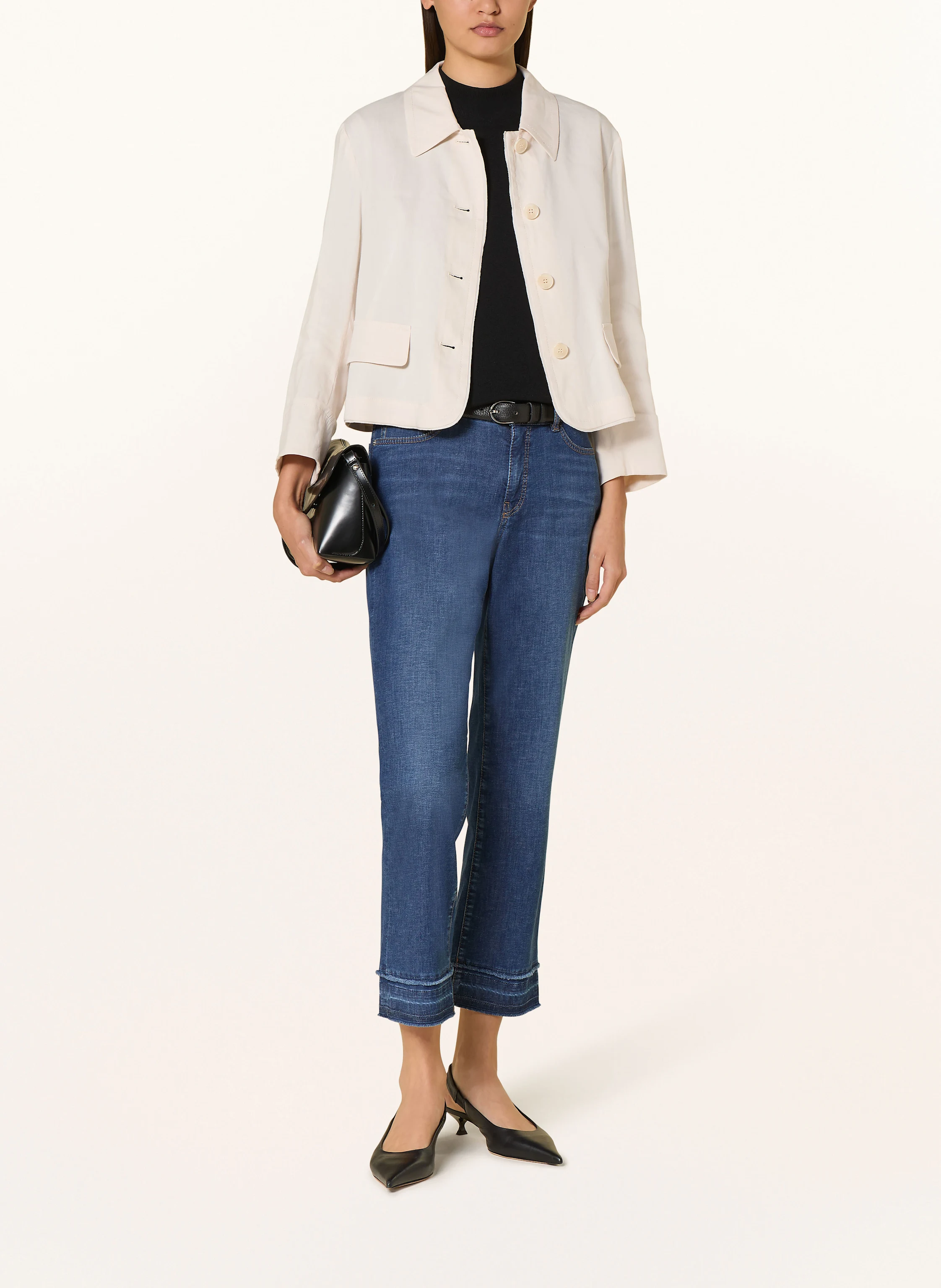 MARC CAIN Kastenjacke mit Leinen