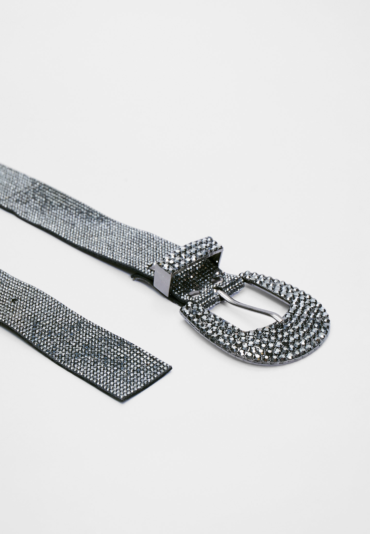 Cinto largo com strass
