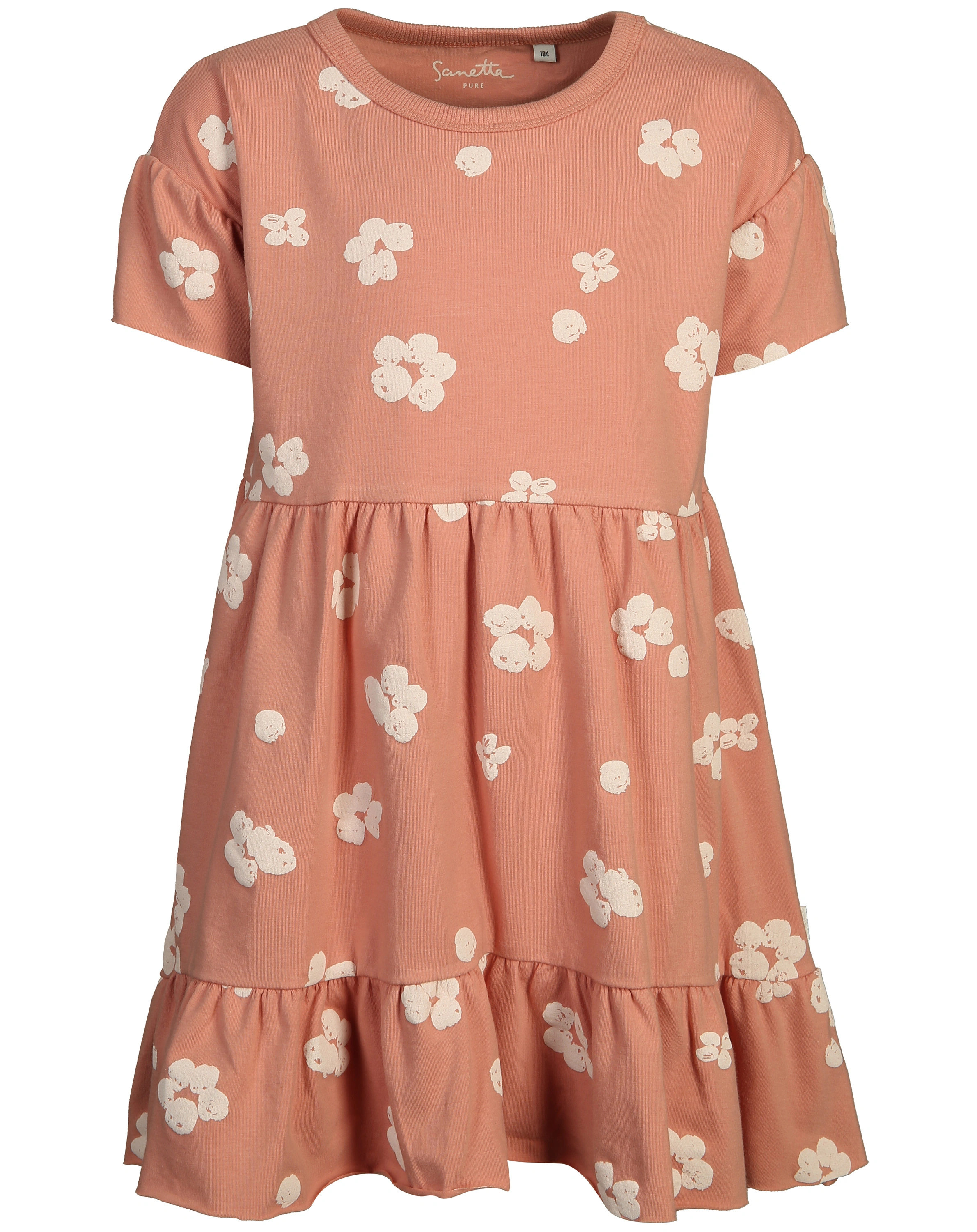 Kurzarm-Kleid CLOUDY in rose dawn