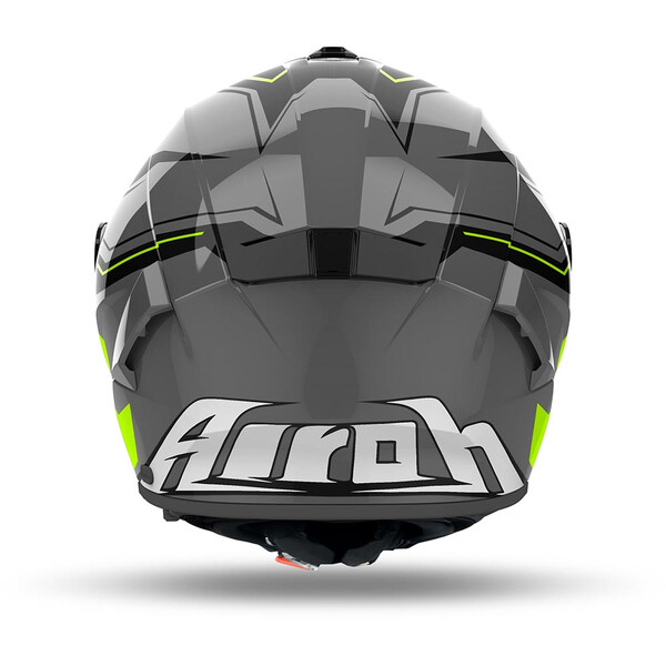 Airoh - Casque Spark 2 Dart Gris / Noir / Jaune fluo / Brillant