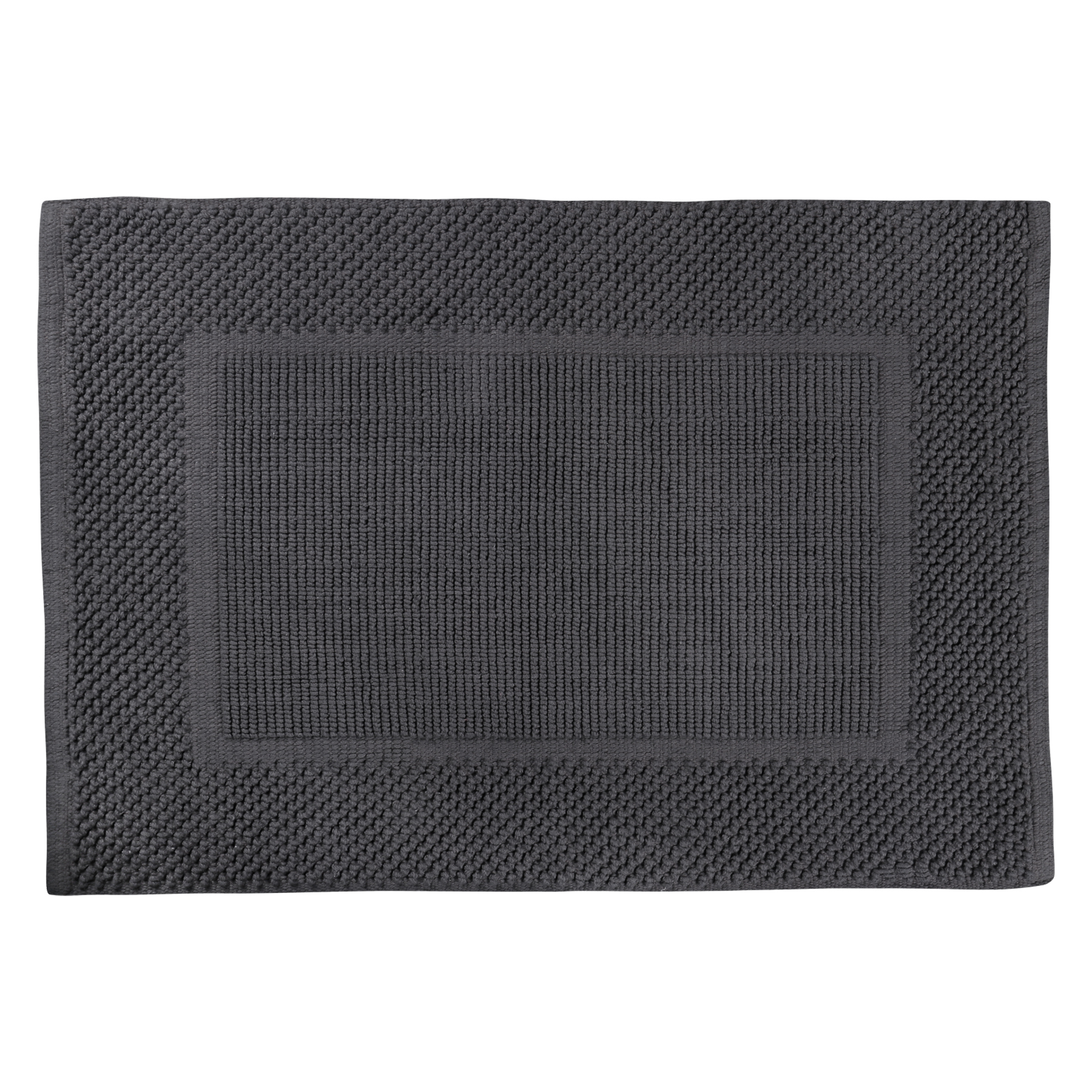 Differnz Basics badmat 50x80cm donkergrijs