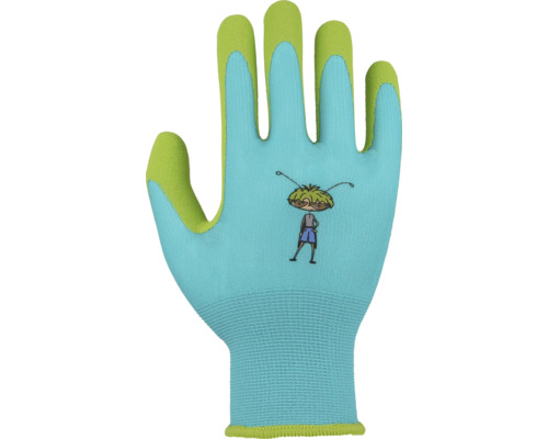 Kinderhandschoenen Floralie Uni maat 5 groen blauw