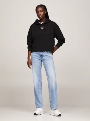 Blusa de moletom cropped essencial e descontraída