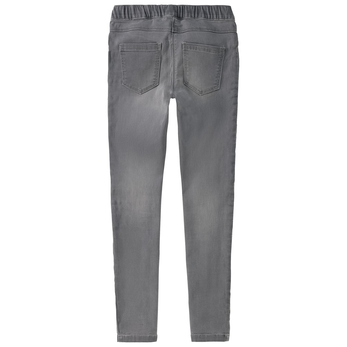 Famy Mädchen Jeggings mit Stretch-Bund grau