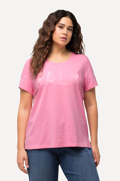 T-Shirt, Stickerei, Regular, Rundhals, Halbarm