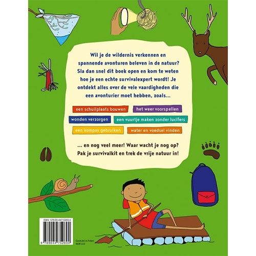 Uitgeverij deltas het grote natuur survival boek voor kinderen