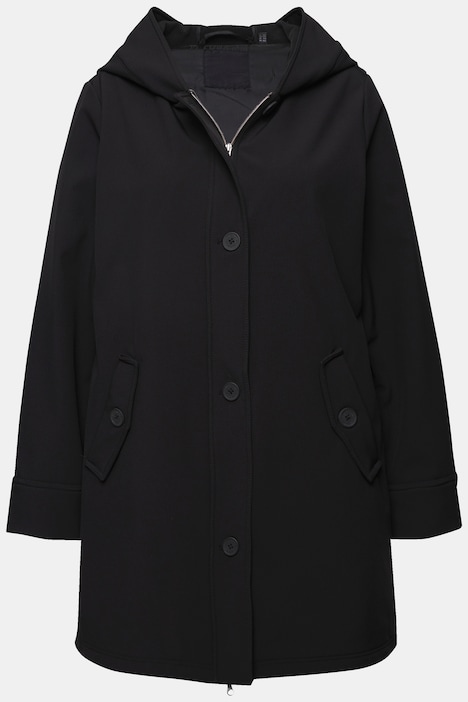 HYPRAR Softshell-Mantel, wasserabweisend, Kapuze