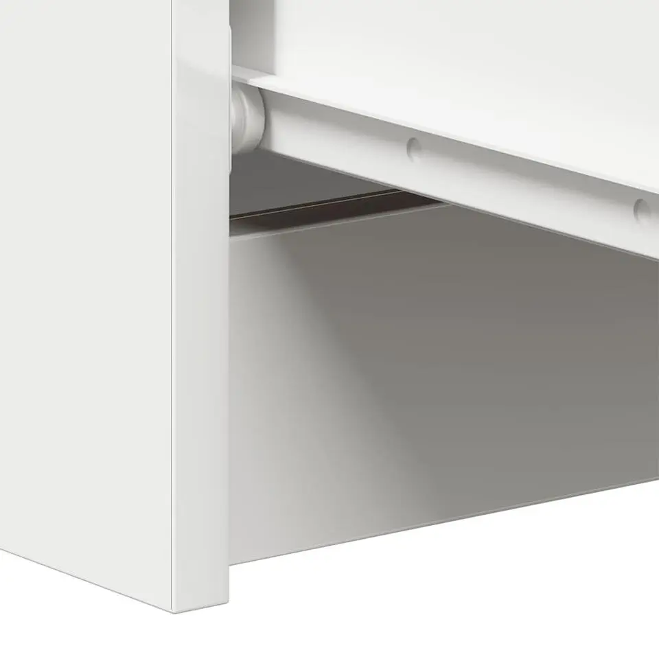 vidaXL - Dressoir - Wit - Bewerkt hout