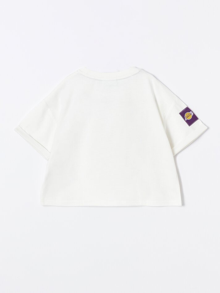 Camiseta NBA com estampa - Off White