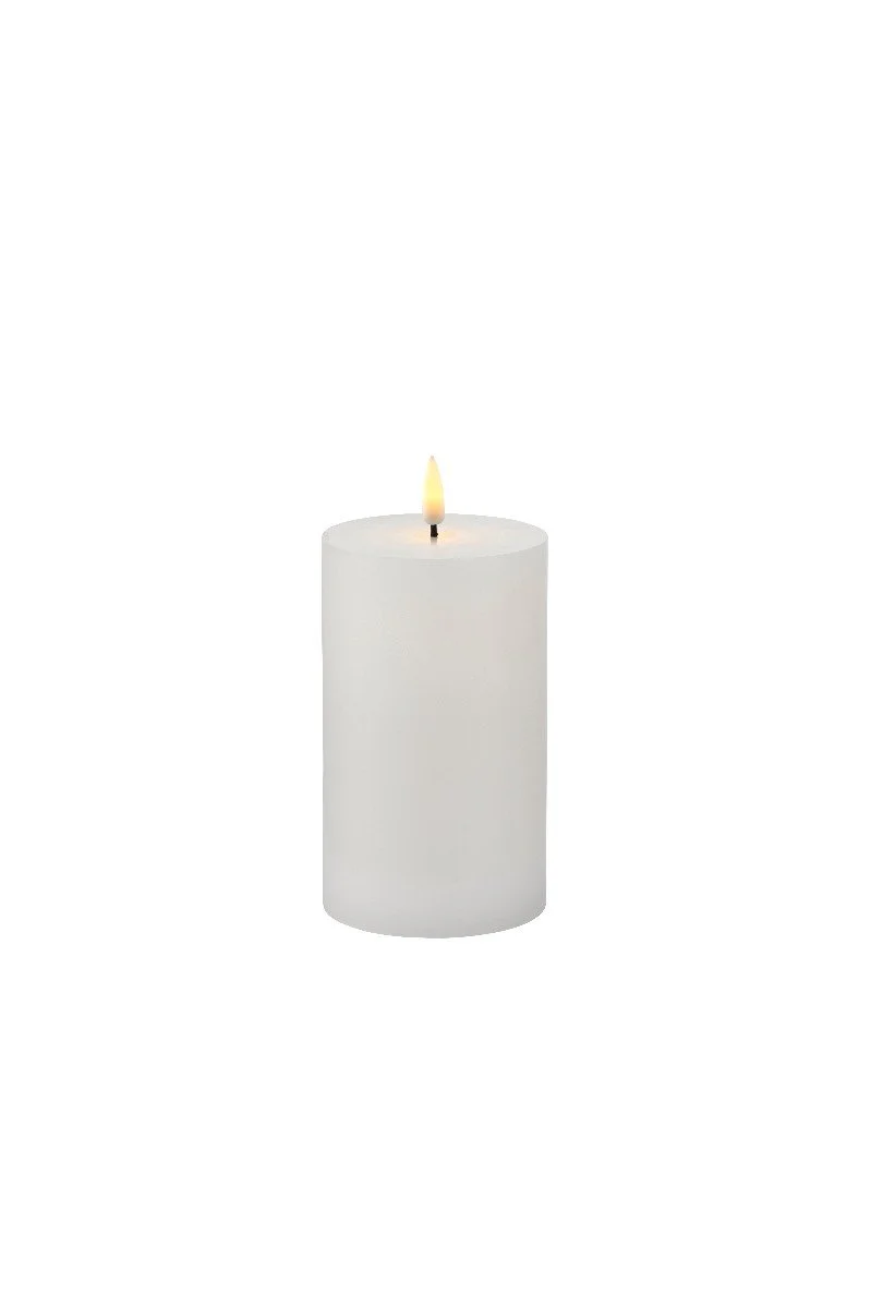 Sirius  Sille genopladelig LED lys, hvid - H:12,5 x Ø:7,5 cm.