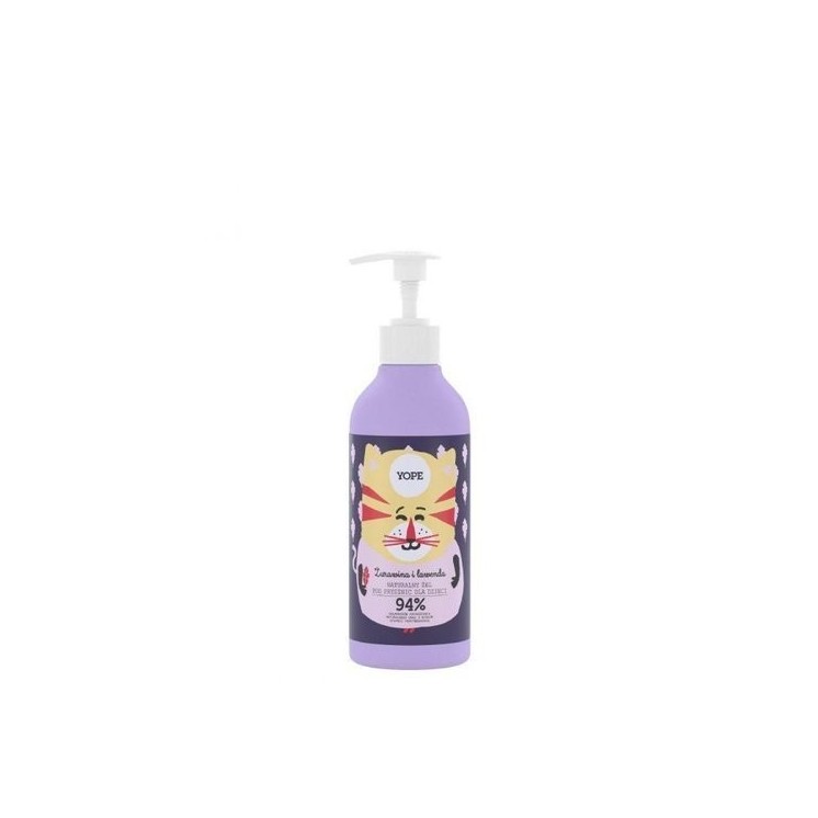 YOPE natuurlijke douchegel voor kinderen Cranberry en Lavendel 400 ml