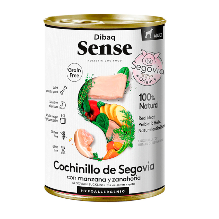 Dibaq Adult Sense Leitão Segoviano Lata Sem Grãos para Cães