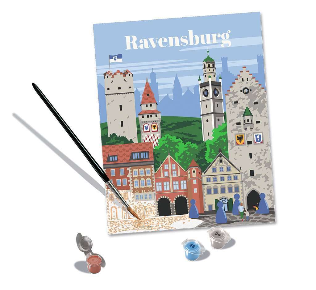Ravensburger Spiel Farbenfrohes Ravensburg