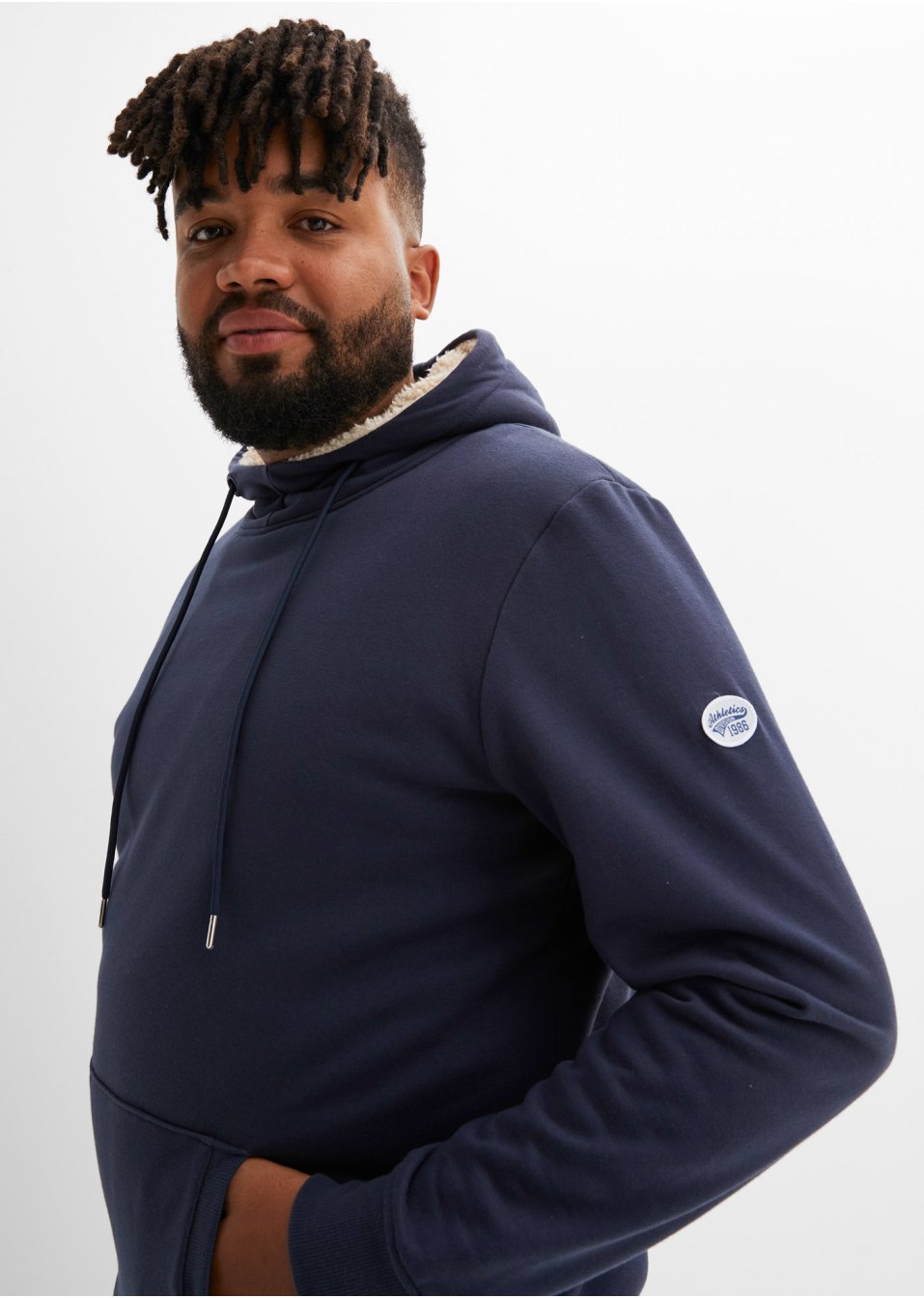 Sweat-shirt à capuche thermo avec doublure peluche