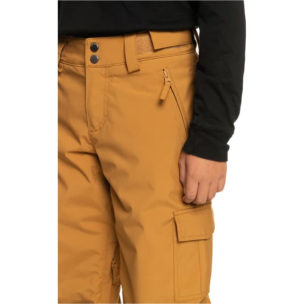 Pantalon de ski QUIKSILVER PORTER YTH PT BONE BROWN