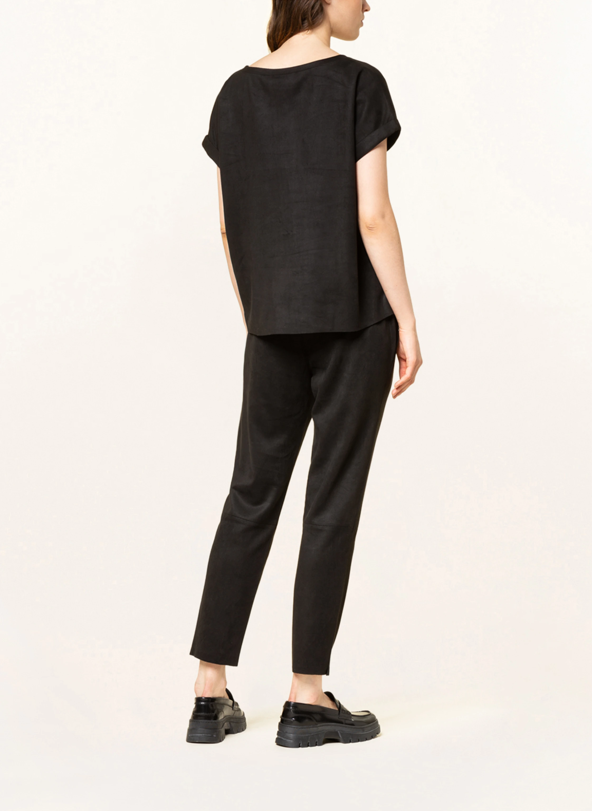 Juvia T-Shirt in Lederoptik