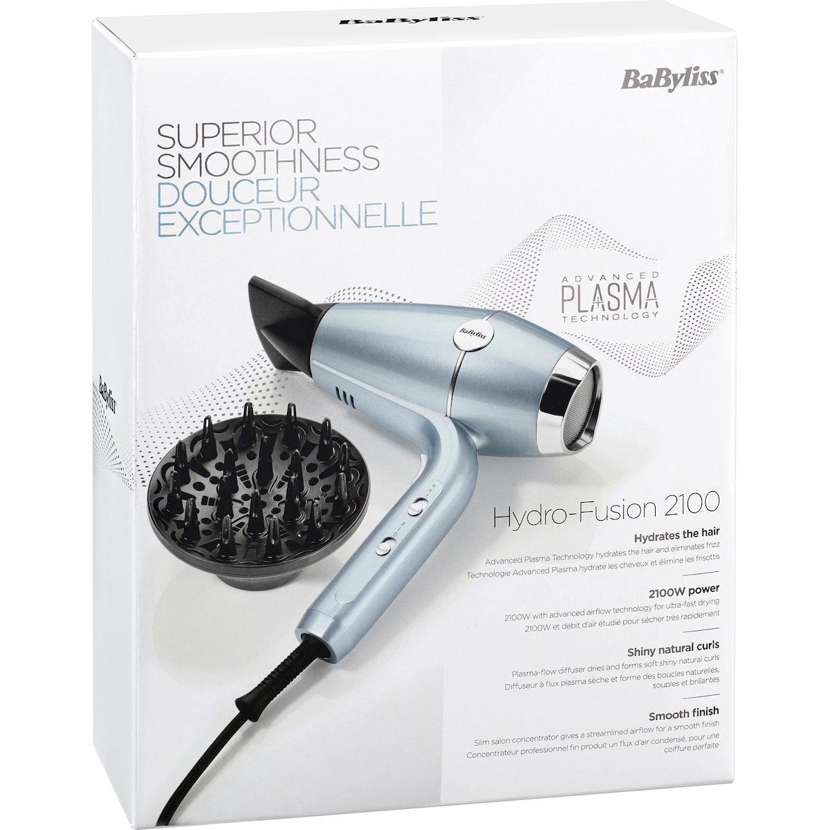 BaByliss HydroFusion 2100 hårføner BAD773DE