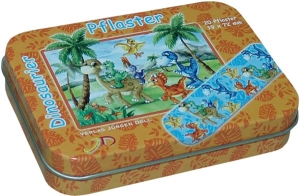 Döll Heftpflaster 19 x 72 mm Dinosaurier Dose, 20 Stück