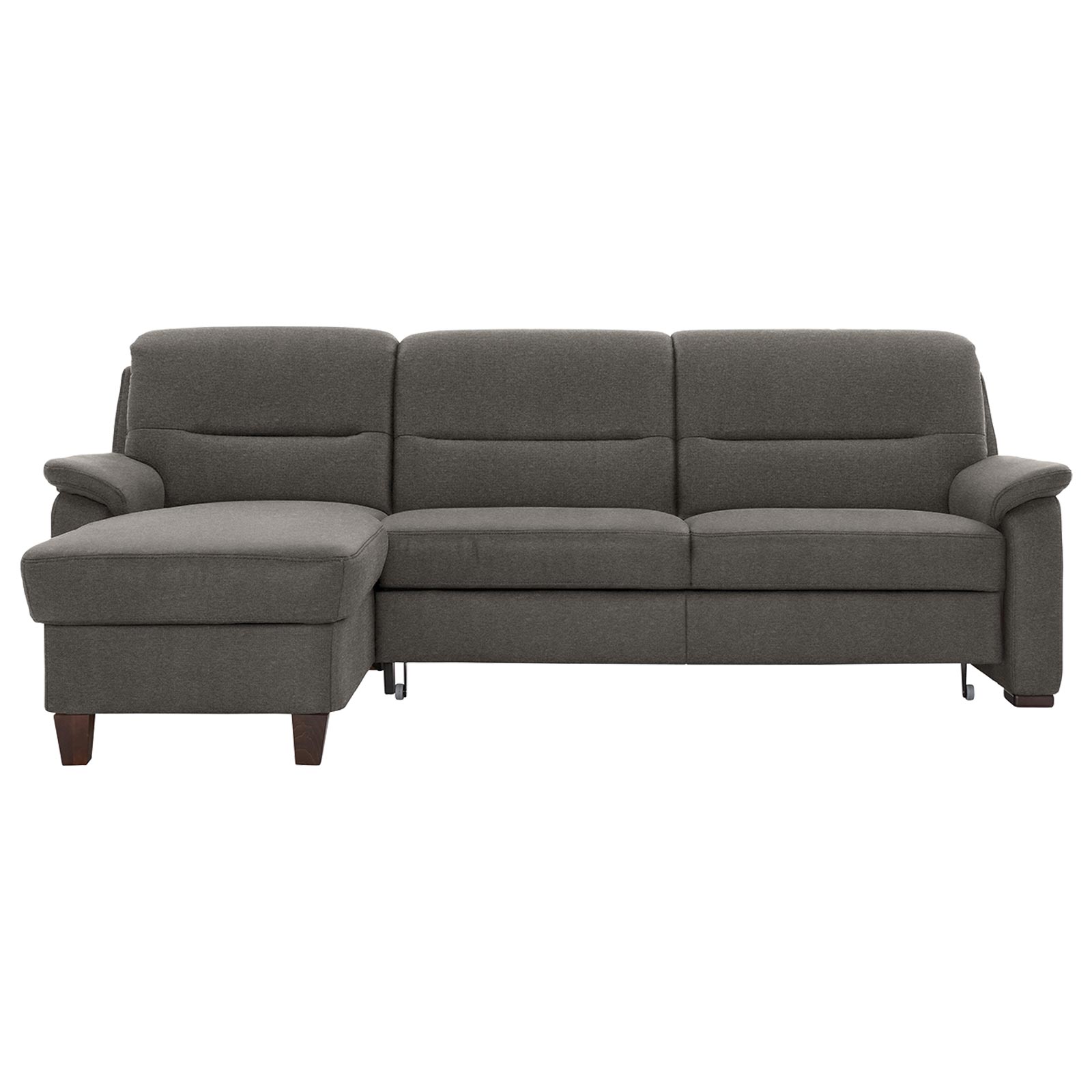 polsterpower Ecksofa - Belle grey - Basismodell - Recamiere links