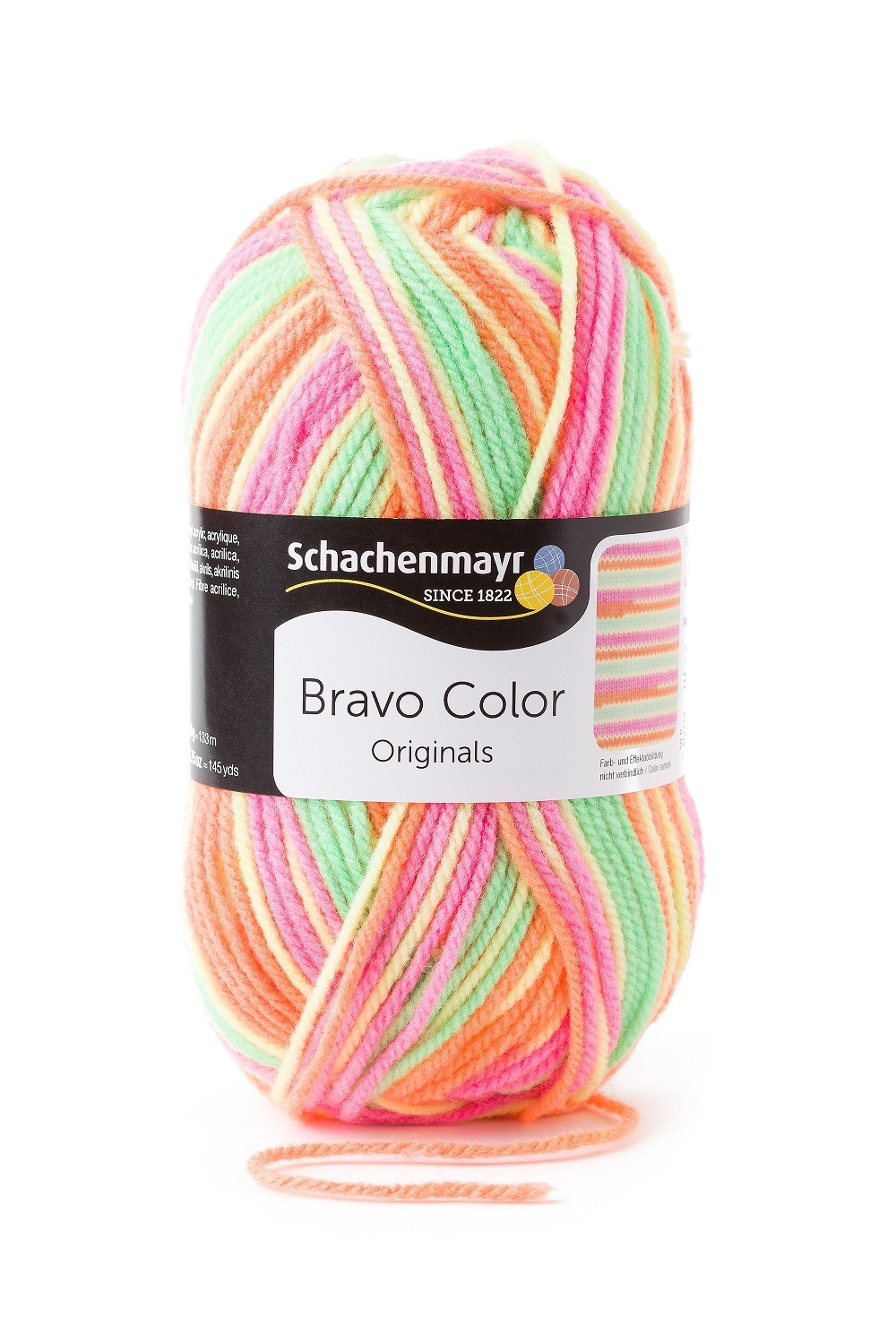 Handstrickgarn BRAVO COLOR - casablanca color - 50g