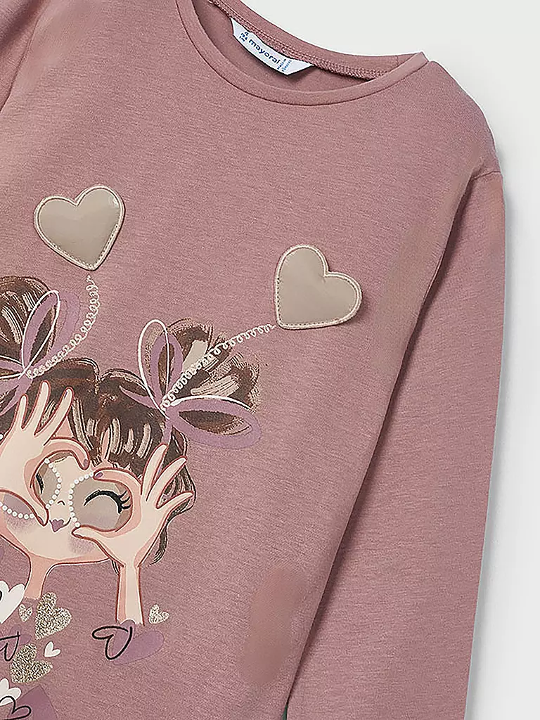 MAYORAL Mädchen Langarmshirt rosa