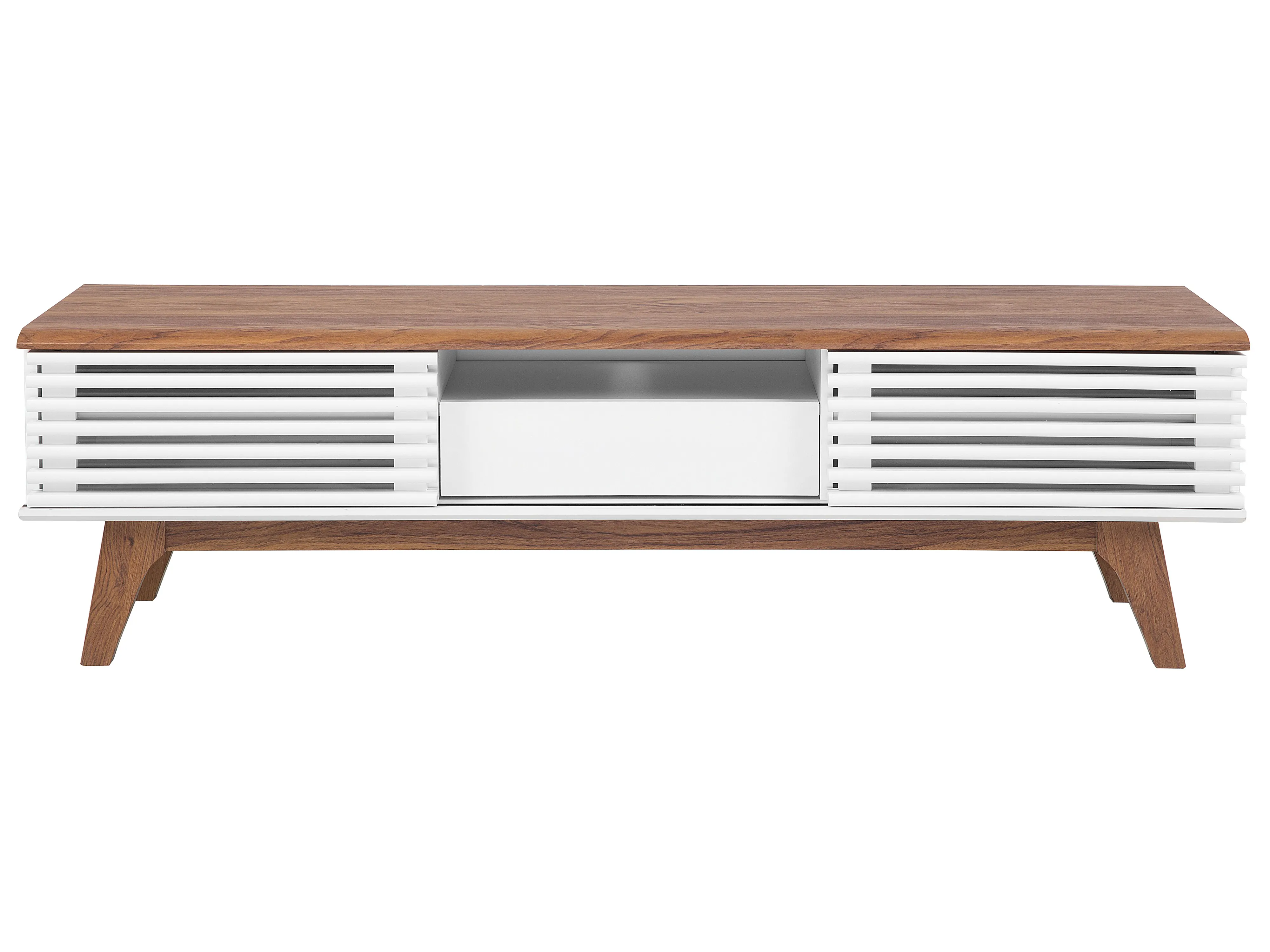 TV-meubel DETROIT Bruin/wit