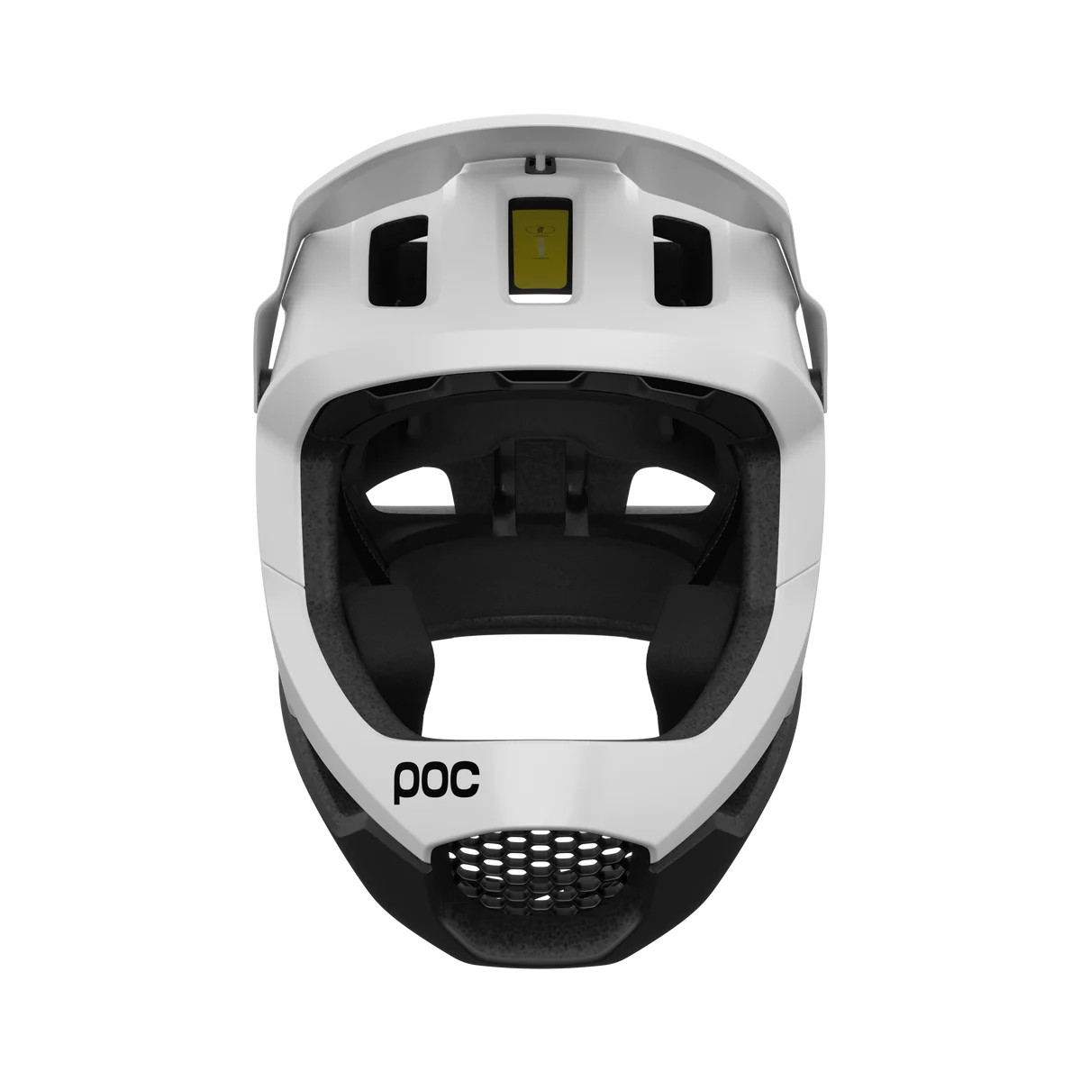 POC Otocon Race Mips Fullfacehjelm hydrogen white/uranium black Matt