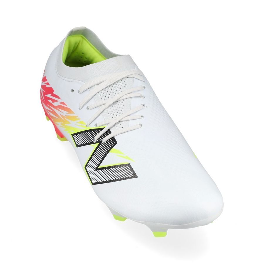 New Balance Furon V8 Pro FG Flash Point - Blanc/Rouge/Argenté