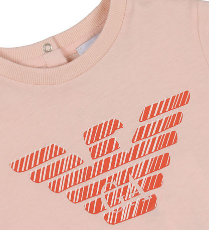 Emporio Armani T-Shirt - Rosa m. Logo