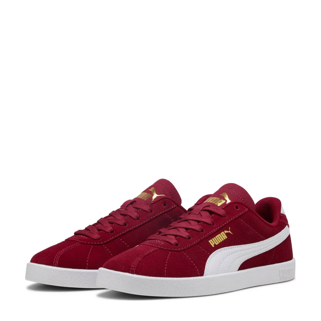 Puma Club IIsneakers donkerrood/wit